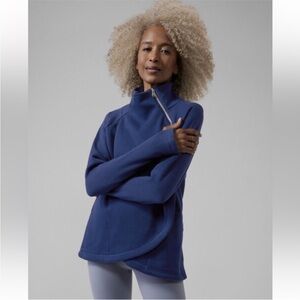 ATHLETA ⭐️ COZY KARMA ASYM pullover sweatshirt size medium